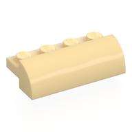 Brick Curved 2 x 4 x 1