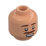Minifig Head with print