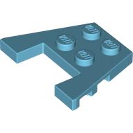 Wedge Plate 3 x 4 with Stud Notches [Reinforced Underside]