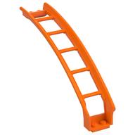 Vehicle Track, Roller Coaster Ramp Large Upper Part, 6 Bricks Elevation