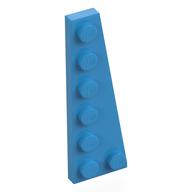 LEGO part Wedge Plate 6 x 2 Right 78444