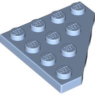 Wedge Plate 4 x 4 Cut Corner