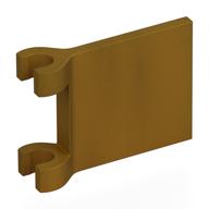 Flag 2 x 2 Square, Flared Clip Edge [Thick Clips]