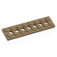 Technic Plate 2 x 8 [7 Holes]