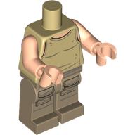 Minifig Body with SMART Tag, Dagobah Luke Skywalker