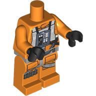 Minifig Body with SMART Tag, X-Wing Pilot / Luke Skywalker