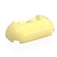 Brick Curved 2 x 4 x 1 Rounded Ends with 1 x 2 Recessed Center