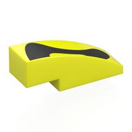 Slope Curved 3 x 1 No Studs with print
