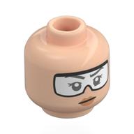 Minifig Head with print