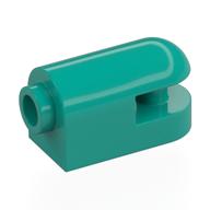 Brick Round, Curved 1 x 2 with Side Stud, Bar