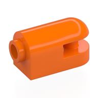 Brick Round, Curved 1 x 2 with Side Stud, Bar