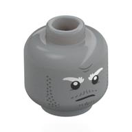 Minifig Head with print