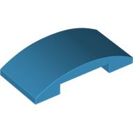 Brick Curved 4 x 2 Double in Dark Azure