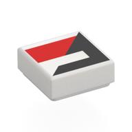 Tile 1 x 1 with print