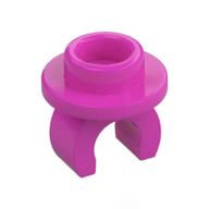 Plate Round 1 x 1 with Hollow Stud and Underside Clip