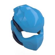 Helmet, Ninja with Wraps Dark Blue Pattern