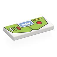 Tile 2 x 4 with print