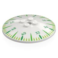 Dish 6 x 6 Inverted (Radar) with Solid Studs with print