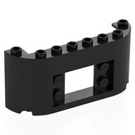 Panel 2 x 8 x 3 with Curved Sides