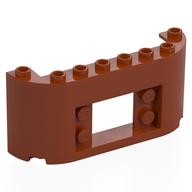 Panel 2 x 8 x 3 with Curved Sides