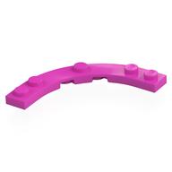 Plate Round Corner 5 x 5 with 4 x 4 Round Cutout