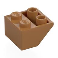 Slope Inverted 45° 2 x 2 [Ovoid Bottom Pin, Bar-sized Stud Holes]