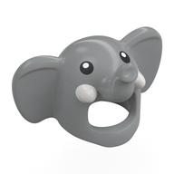 Costume / Mask, Elephant with Black Eyes print