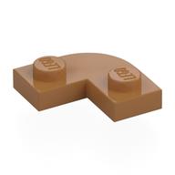 Plate Round Corner 2 x 2 with 1 x 1 Cutout