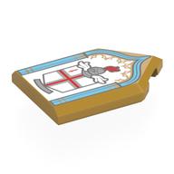 Tile Special 2 x 3 Pentagonal with print