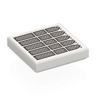 Tile 2 x 2 with print