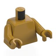 Torso, Pearl Gold Arms and Hands [Plain]