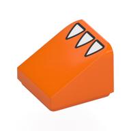 Brick Sloped 30° 1 x 1 x 2/3 (Cheese Slope) with print