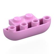 Brick Round, Curved Inverted Triple 1 x 3 x 1 with 1 x 2 Extension