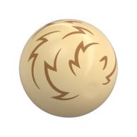 Technic Ball Joint with Medium Nougat Fur (Tribble) print