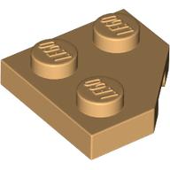 Wedge Plate 2 x 2 Cut Corner