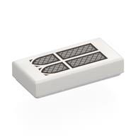 Tile 1 x 2 with print