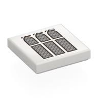 Tile 2 x 2 with print