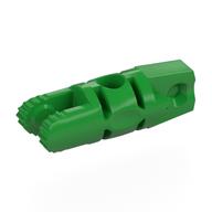 Hinge Cylinder 1 x 3 Locking with 1 Finger and 2 Fingers On Ends, with Hole, 9 Teeth