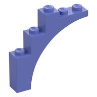 Brick Arch 1 x 5 x 4 [Continuous Bow, Raised Underside Cross Supports]