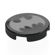 Tile Round 2 x 2 with print