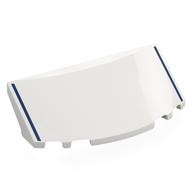 Windscreen, Curved 6 x 2 x 2 with Dark Blue Stripes print