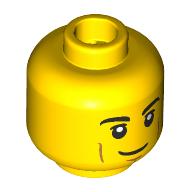 Minifig Head, Smile, Cheek Lines