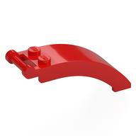 Windscreen 6 x 2 x 2 with Handle Red