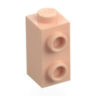Brick Special 1 x 1 x 1 2/3 with Studs on 1 Side Light Nougat