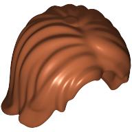 Hair Mid-Length Tousled with Center Part