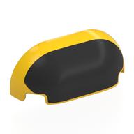 Brick Round, Curved Triple 1 x 3 x 1, Black Print