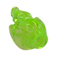 Trans-Bright Green Flame Blaster with Handle