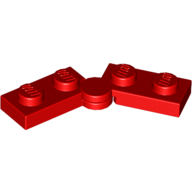 Hinge Plate 1 x 4 Swivel Top / Base - Solid Clip [Complete Assembly]