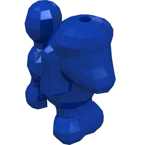 LEGO part Animal, Dog, Poodle [Plain]