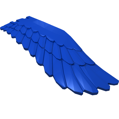 LEGO part Animal Body Part, Bird, Eagle Wing - Left [Plain]